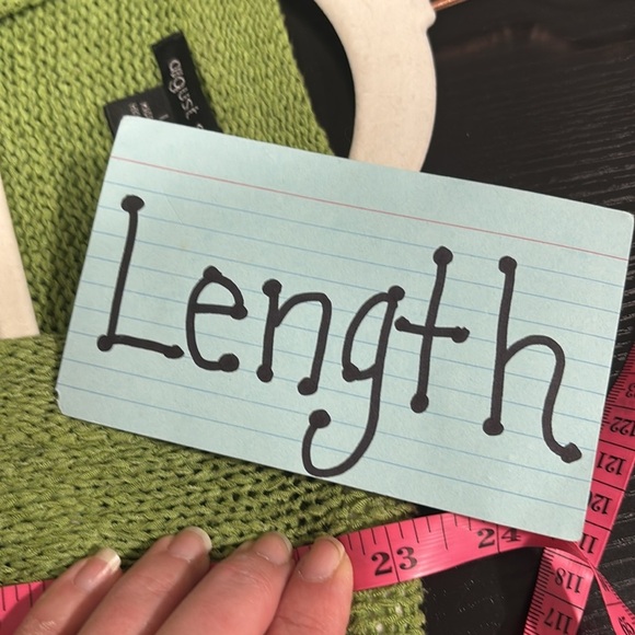 August Silk green baby puff sleeved adjustable sweater cardigan size Large - Picture 10 of 10